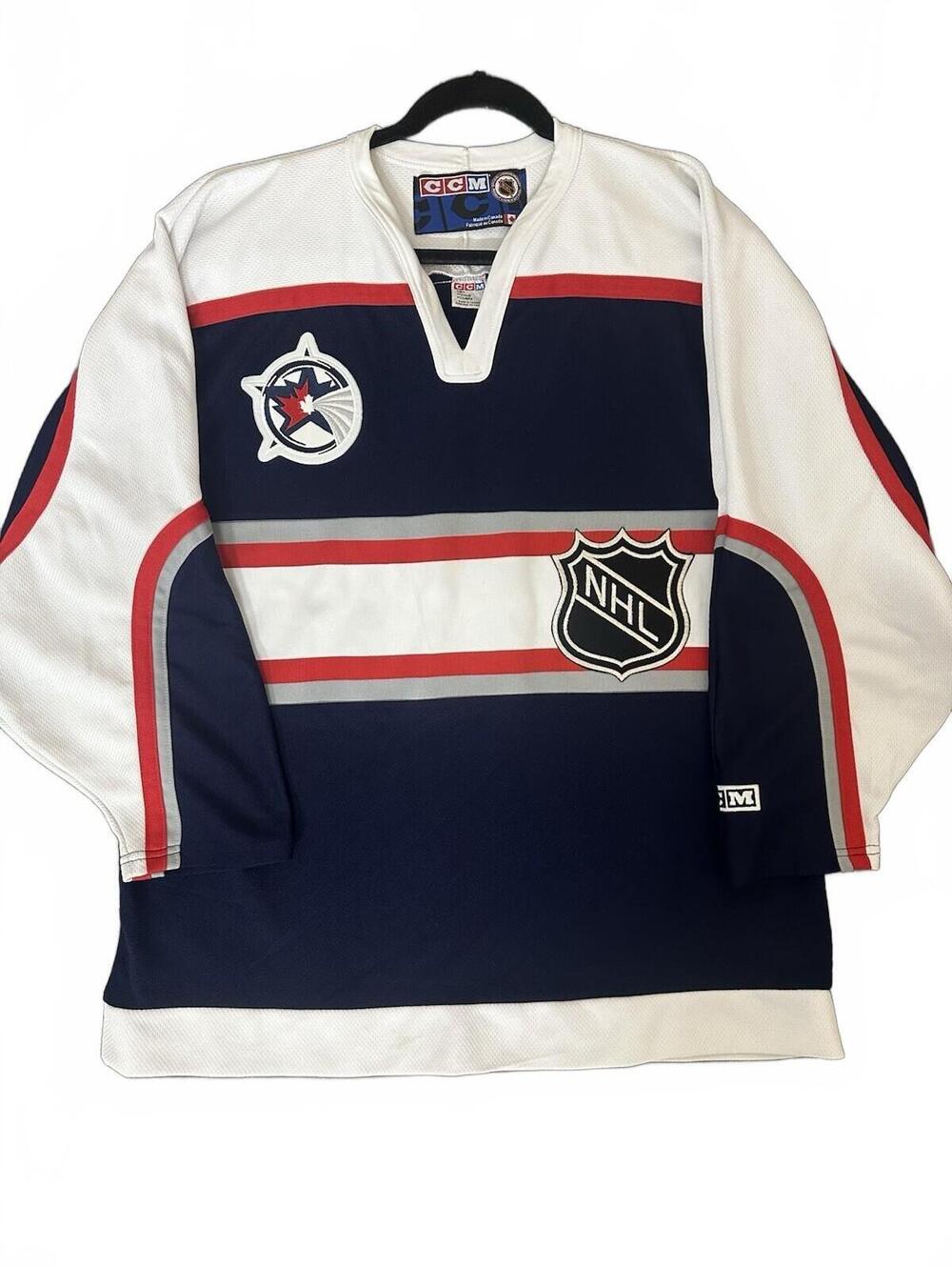 Vintage 2000-01 CCM NHL All Star North American Team Jersey Embroidered Size L
